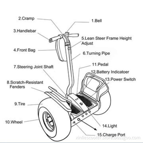 Similar With Self Balancing Electric Scooter with Lithium Battery